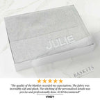 Embroidered Blanket - Grey (VINE GROUP)