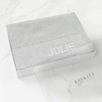 Embroidered Blanket - Grey (Hilti)