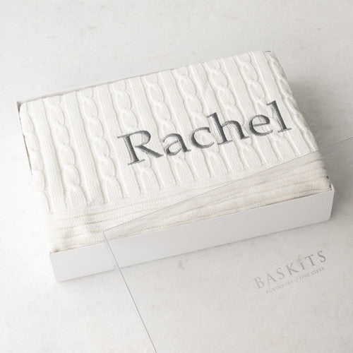 Cable Knit Adult Blanket