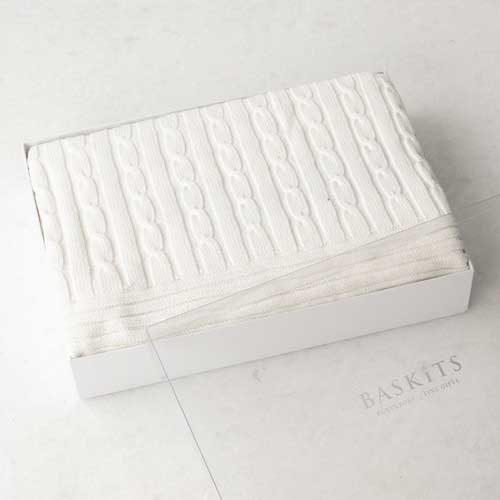 Cable Knit Adult Blanket