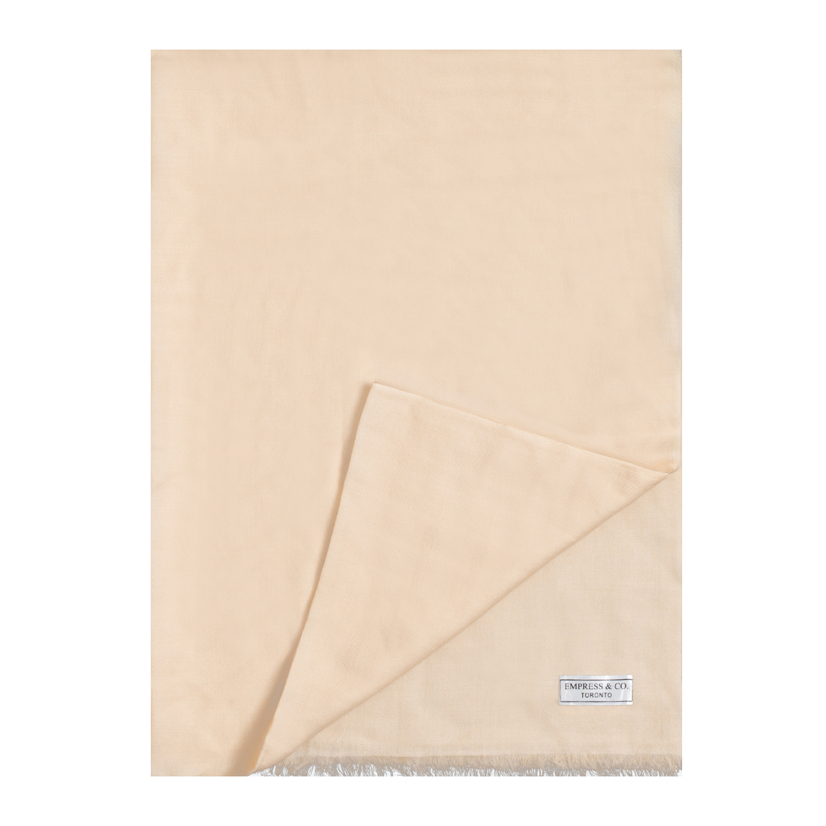 Beige Cashmere Scarf