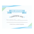 Big Brother Certificate