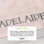 Cable Knit Baby Blanket (Pink)