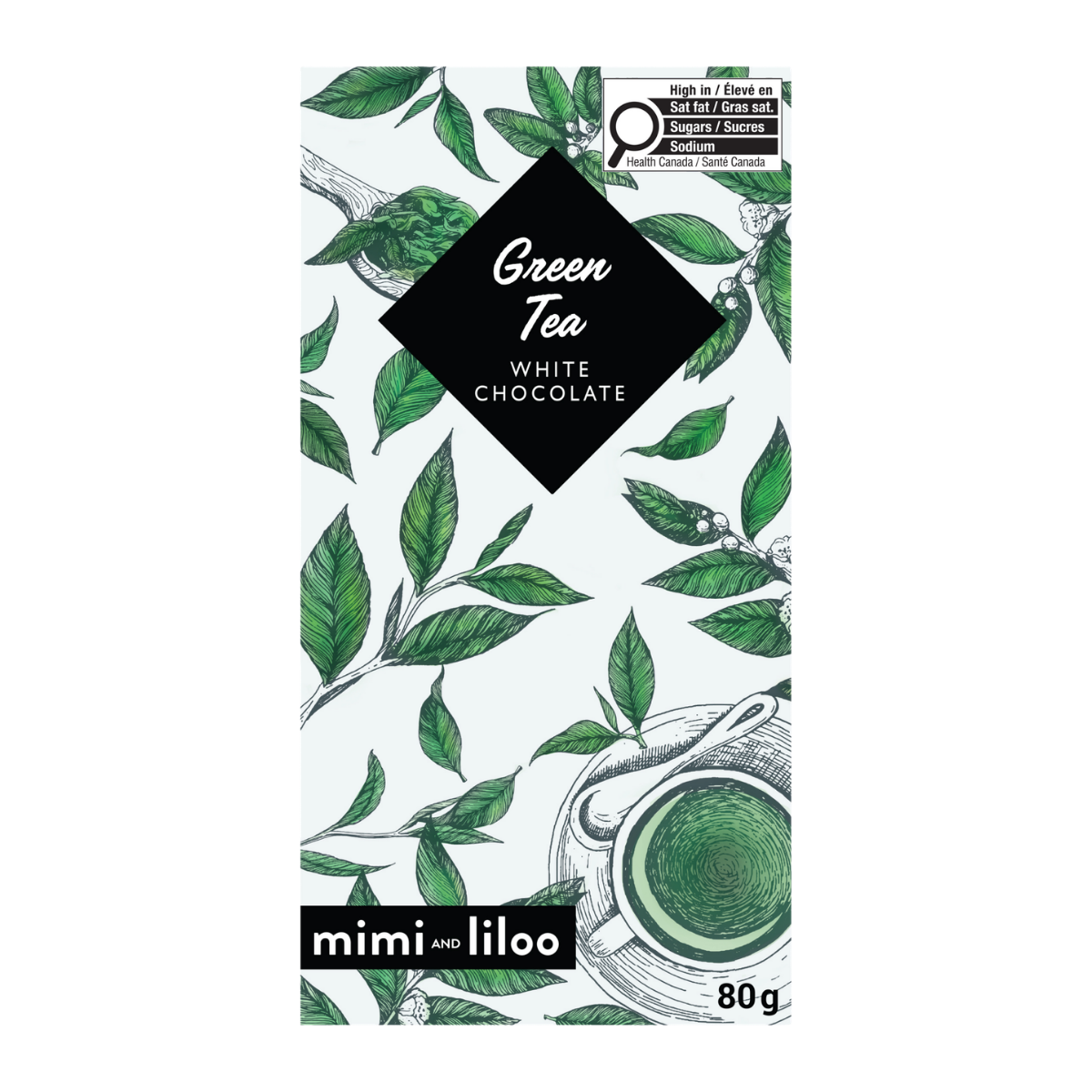 Green Tea White Chocolate Bar