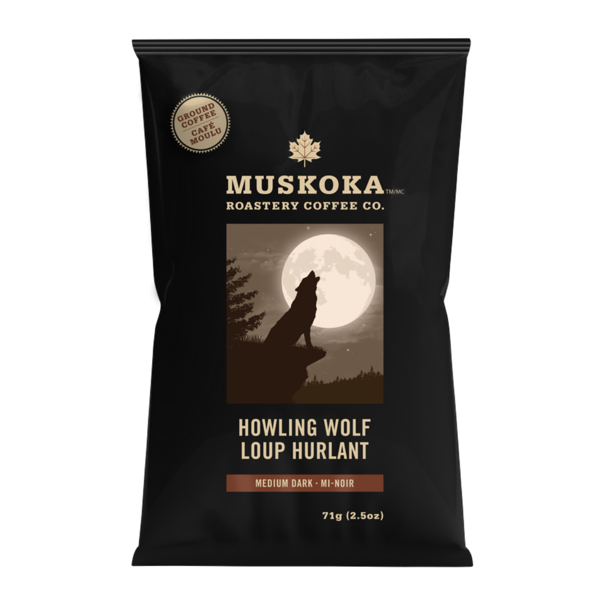 Howling Wolf Medium Dark Organic Coffee (71g)