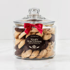 The Mary Macleod's Jar (S), a gourmet gift glass jar featuring Mary Macleod’s Shortbread Cookies and Artisan Biscuits & Cookies items. 