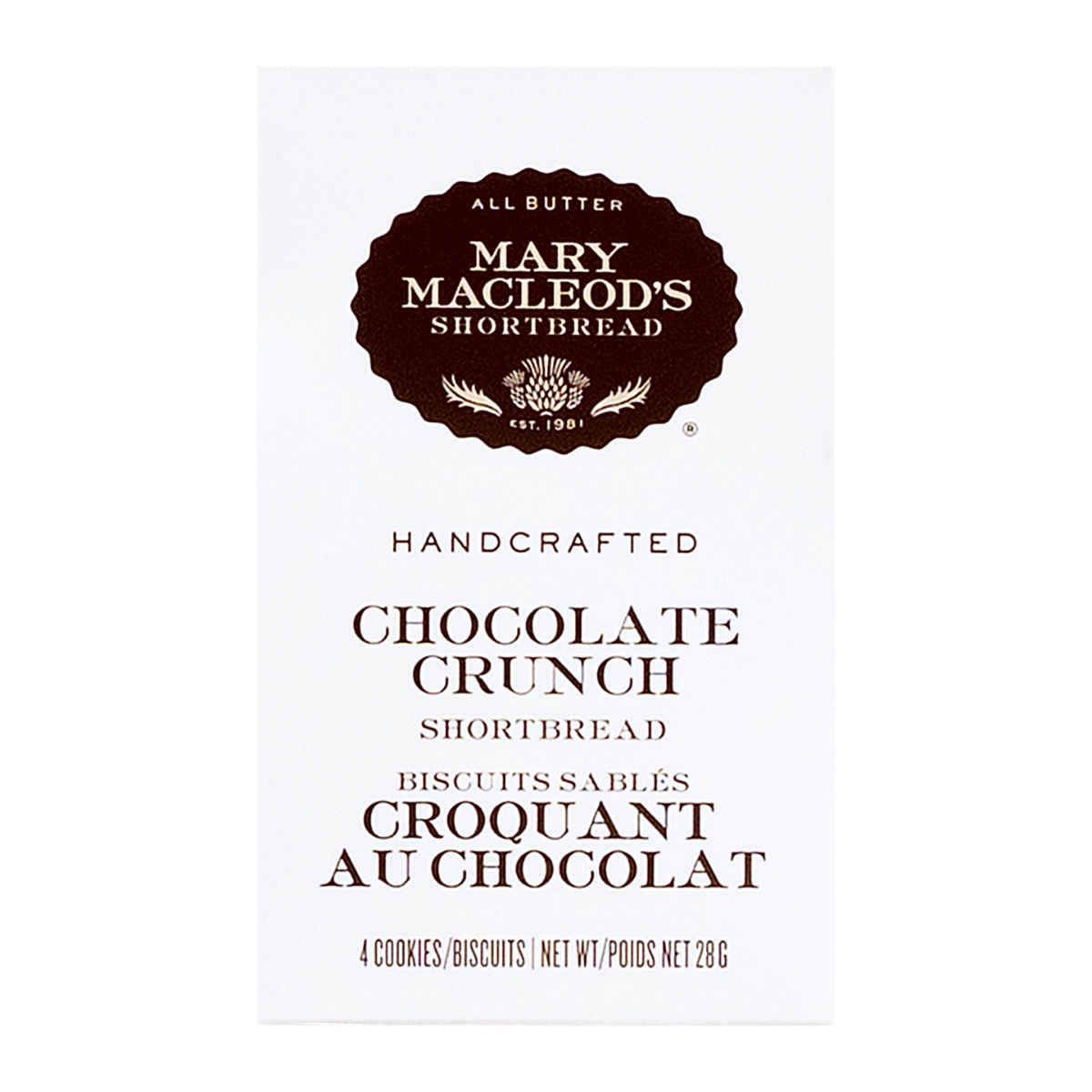 Mary MacLeod Chocolate Crunch Mini Cookies (2pcs)