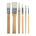 Wooden Paint Brushes Set