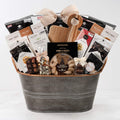 The Tribeca, a gourmet gift  featuring  Coconut Chocolate Truffles, Butter Almond Biscuits and Chocolate & Sweet Indulgence items. 