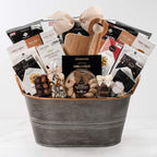 The Tribeca, a gourmet gift  featuring  Coconut Chocolate Truffles, Butter Almond Biscuits and Chocolate & Sweet Indulgence items. 