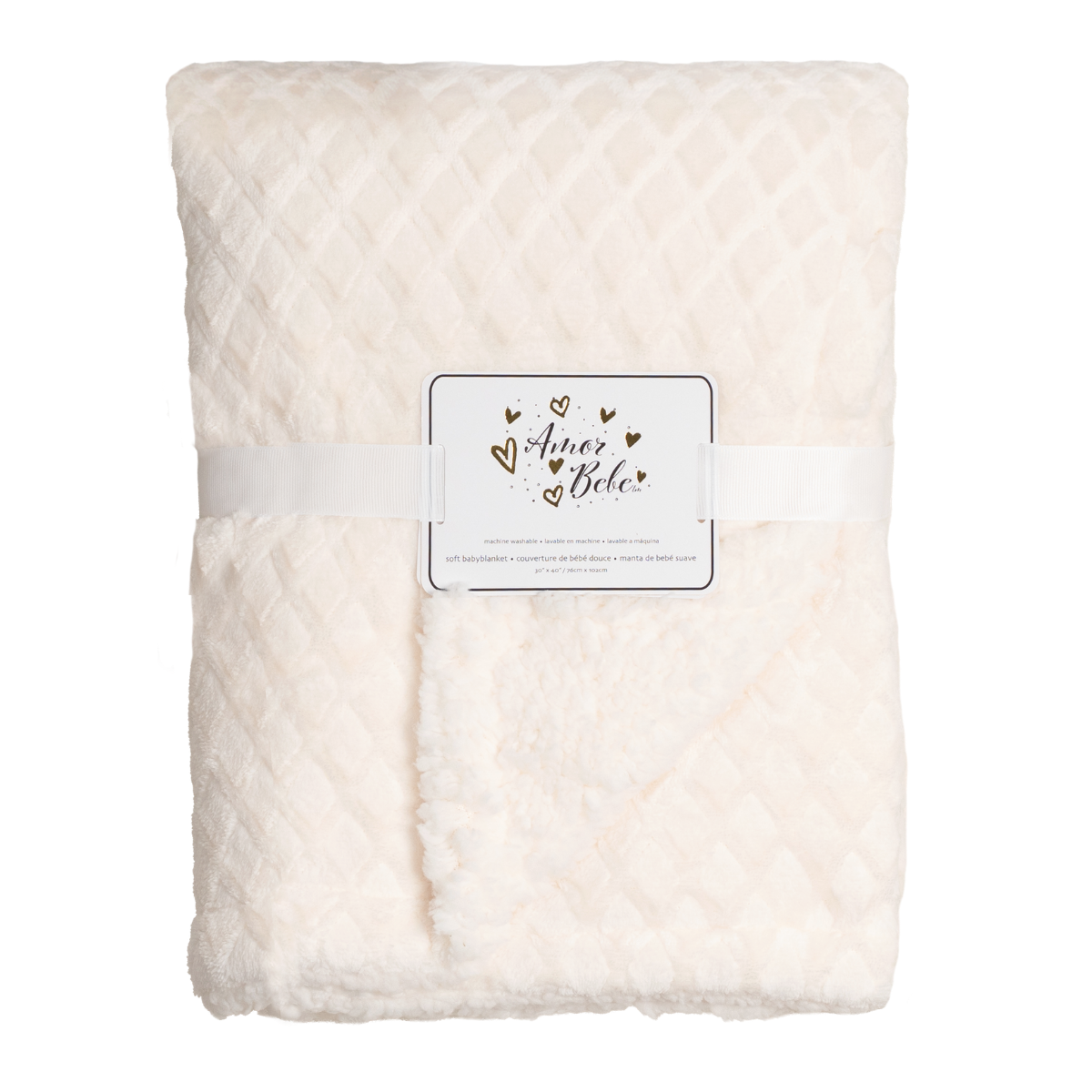 Amor Bebe Pink Baby Blanket