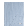 Jake and Jill Blue 100% Cashmere Blanket