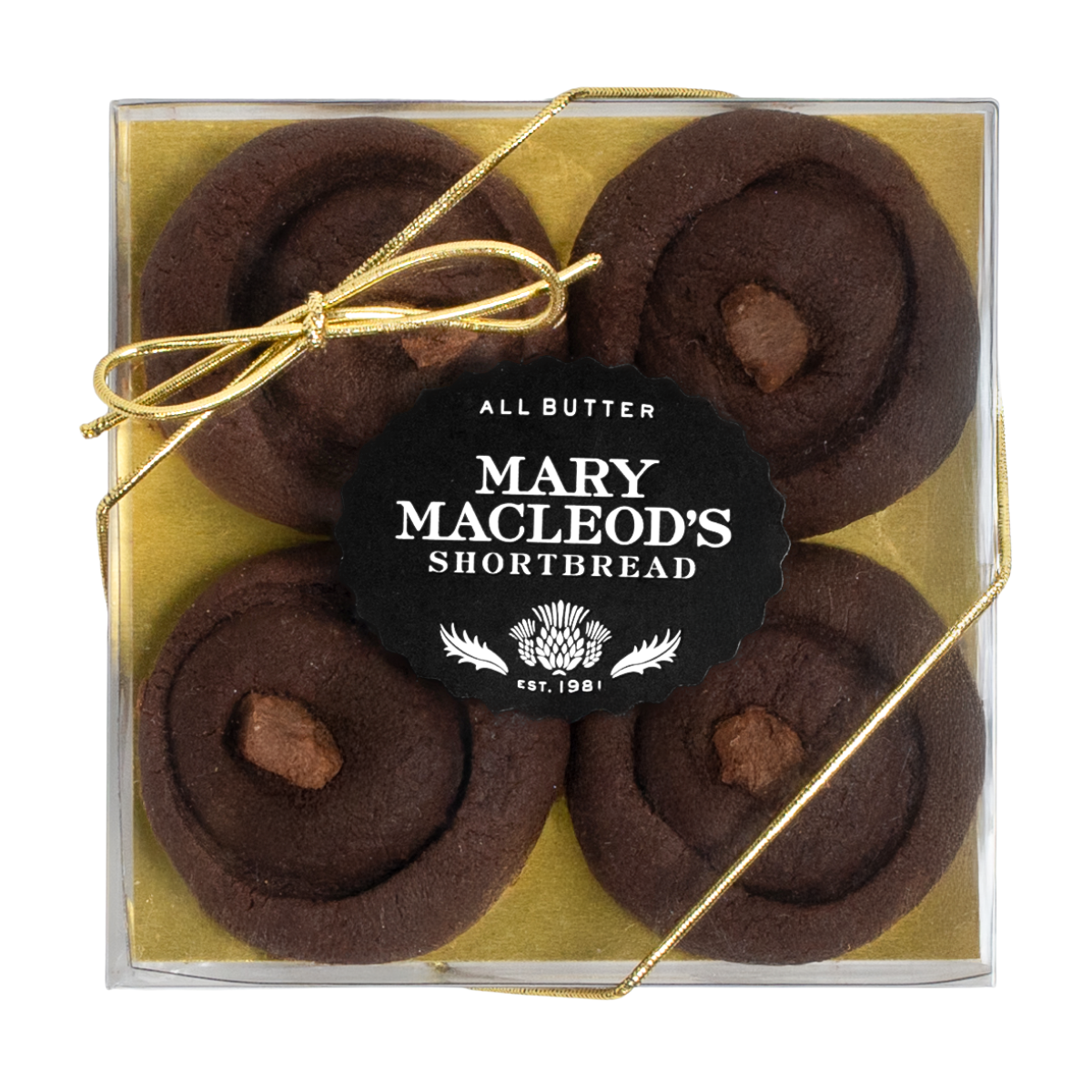 Mary MacLeod 4 pc Dutch Chocolate Cookies