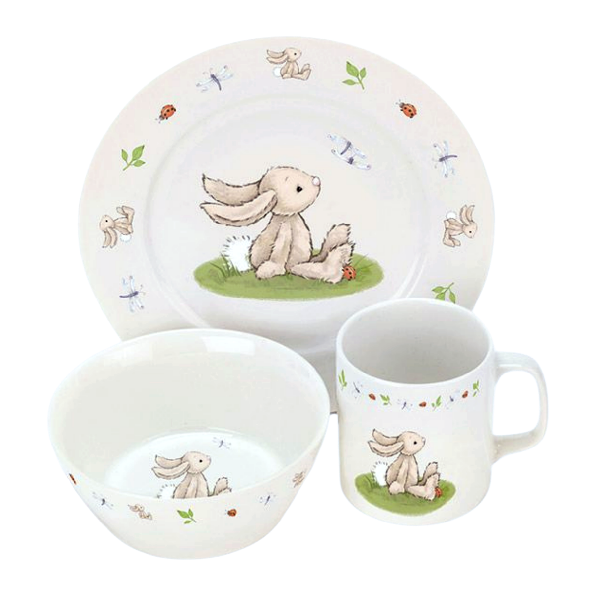 Bashful Beige Bunny China Gift Set
