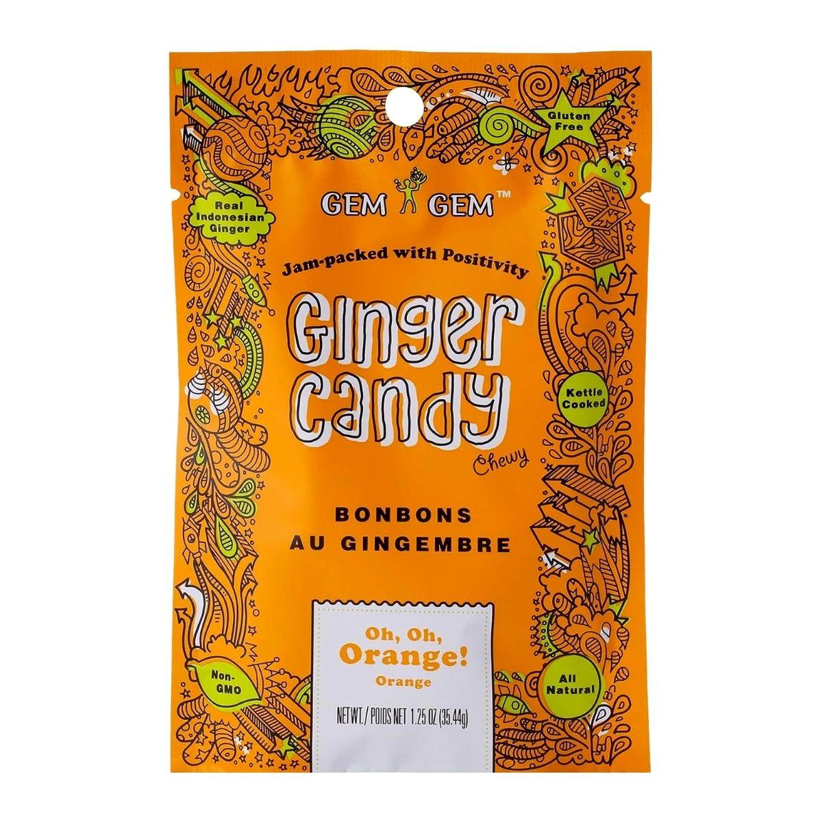 Gem Gem Ginger Candy (Orange)