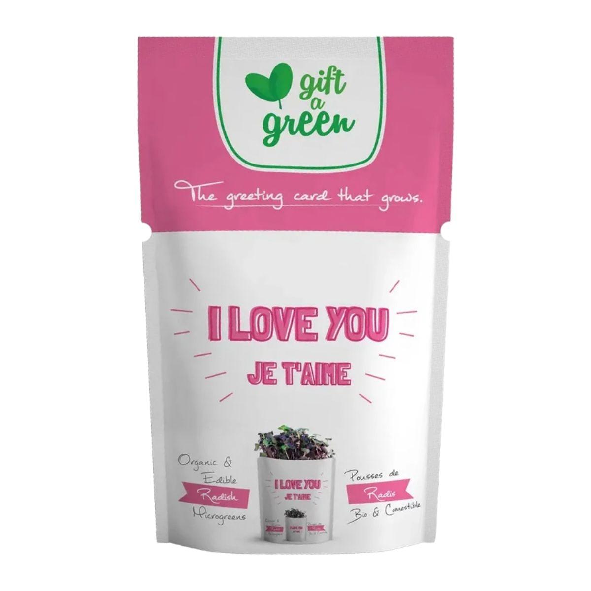 Plantable I Love You Card