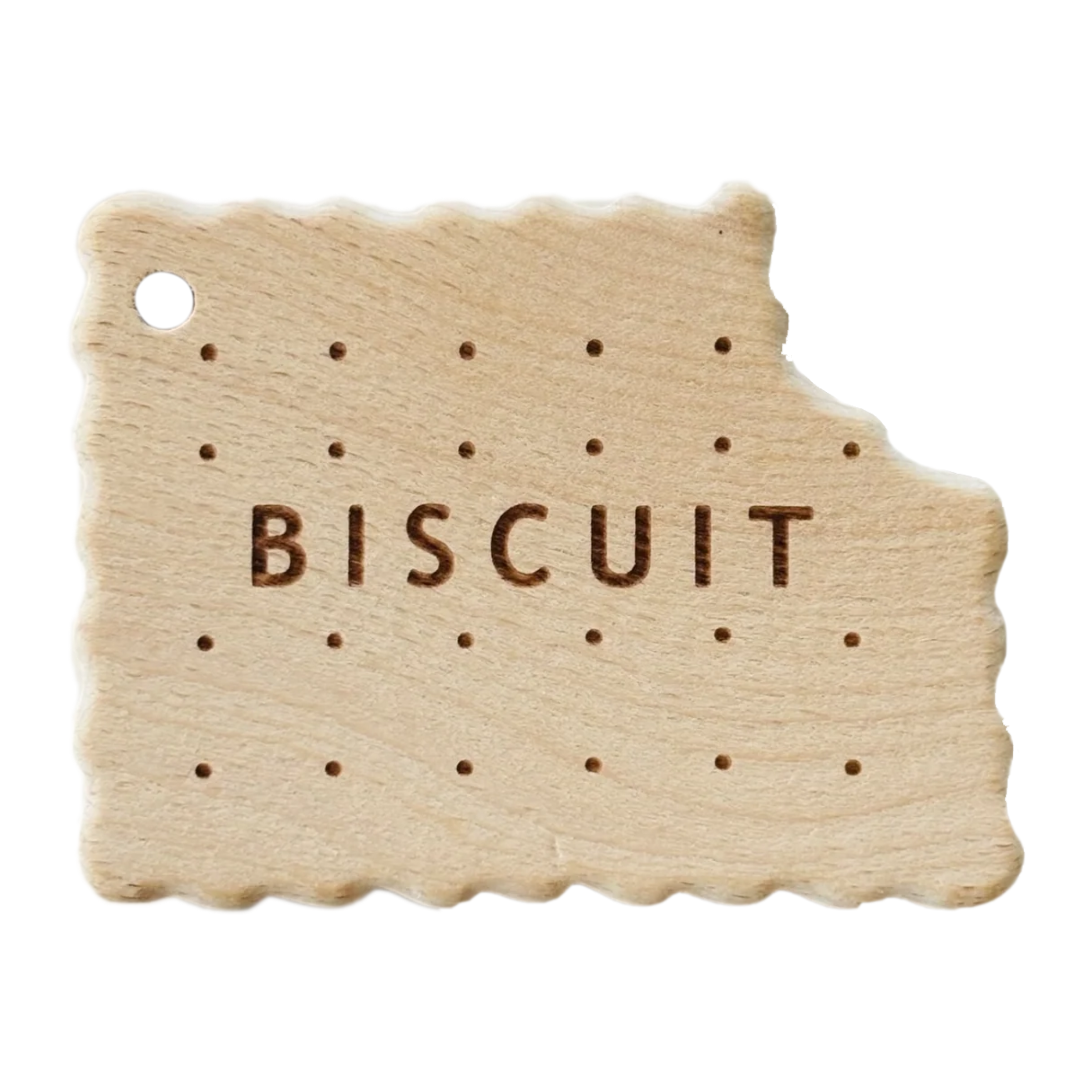 Wooden Biscuit Teether