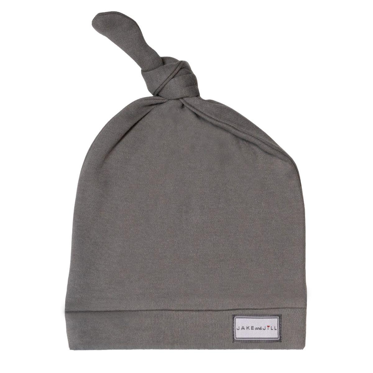 Jake and Jill Knot Hat Full Grey