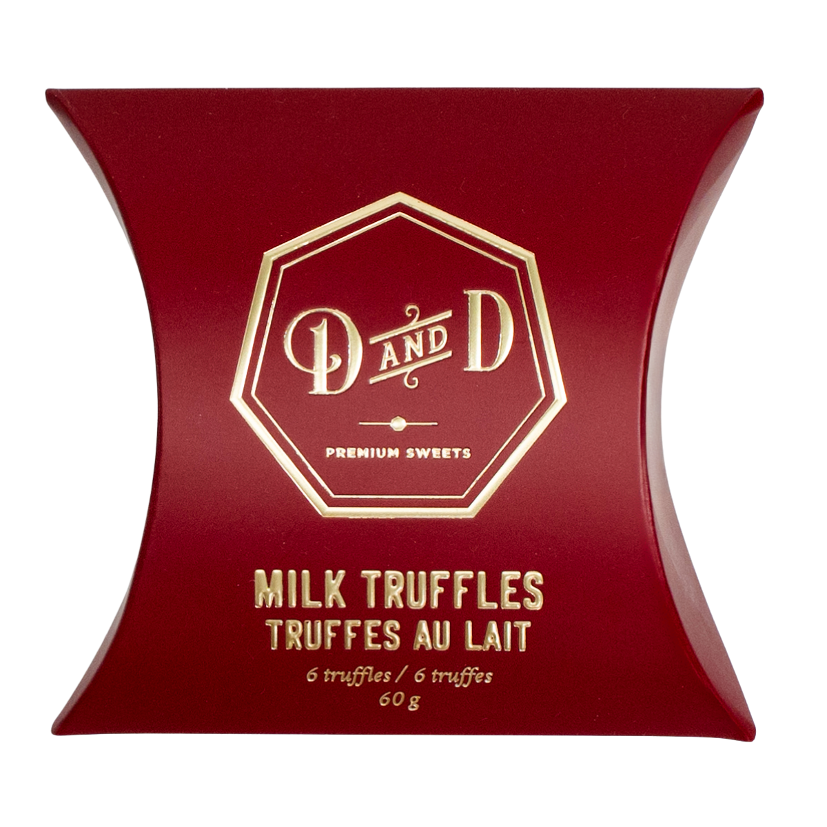 Milk Chocolate Truffles Red (6pc)