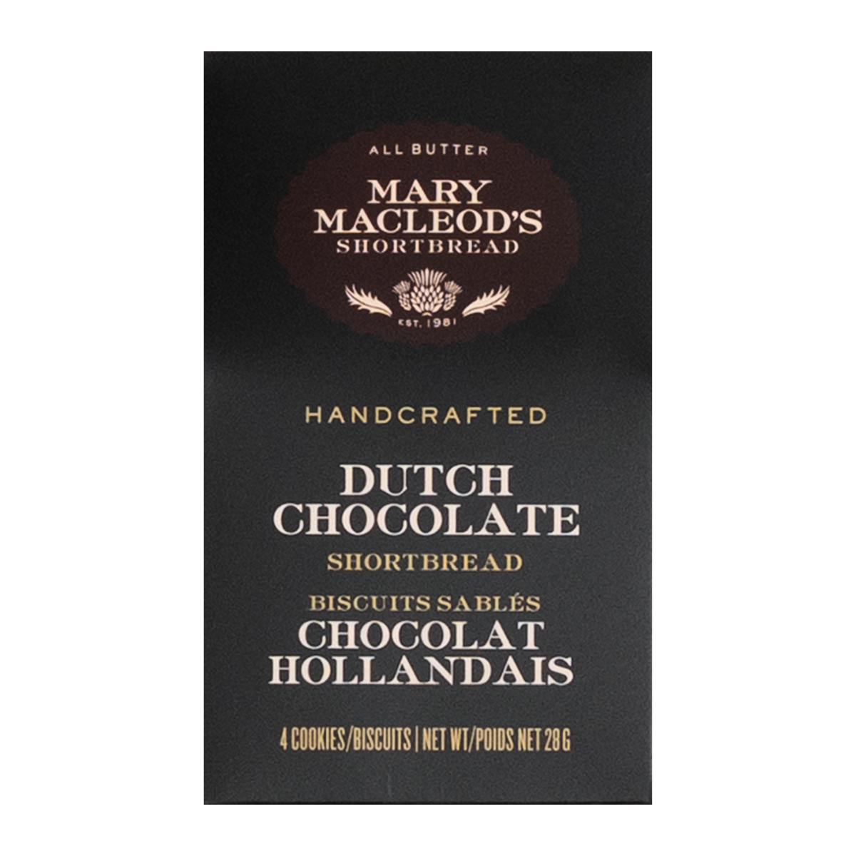 Mary MacLeod Mini Dutch Chocolate Cookies (2pcs)