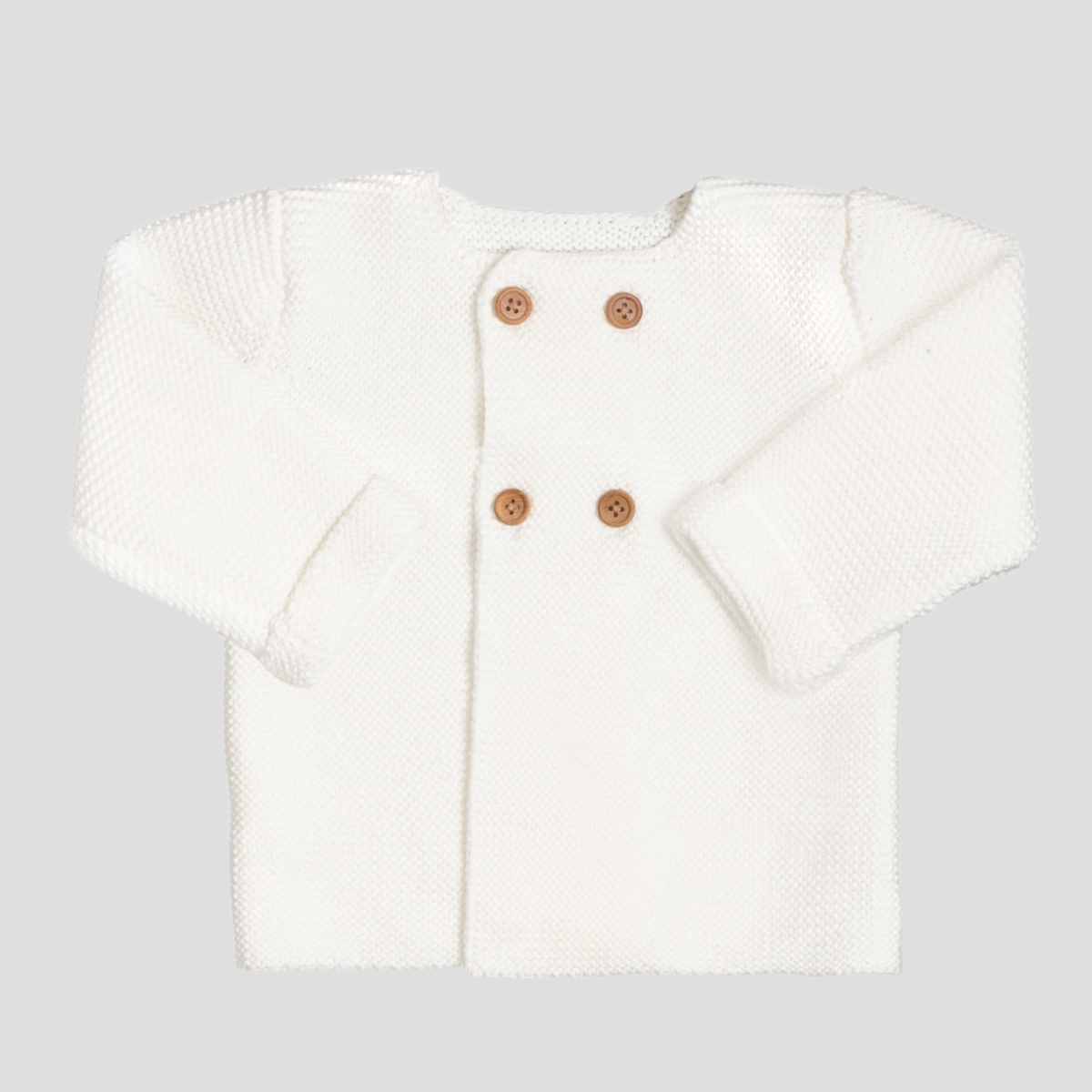 Jake and Jill White Sweater(6-12M)