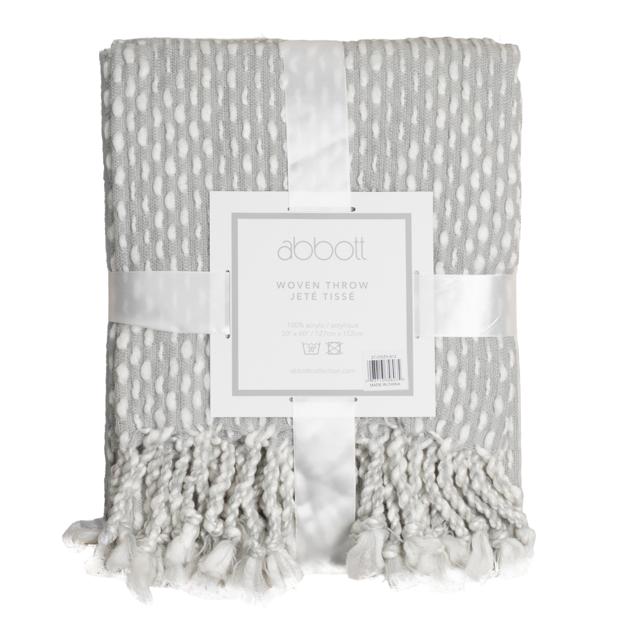 Woven Stripe Baby Throw