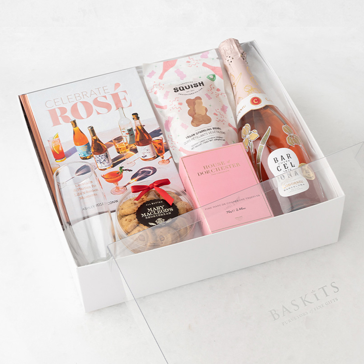 Rose wine gift box