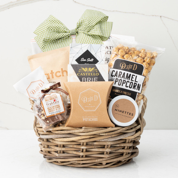 Sweet and savoury gift basket
