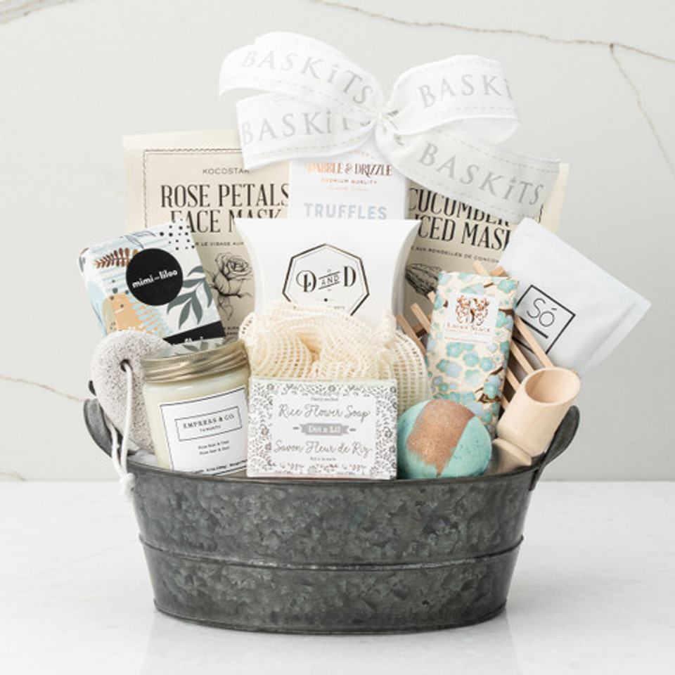 Spa gift basket