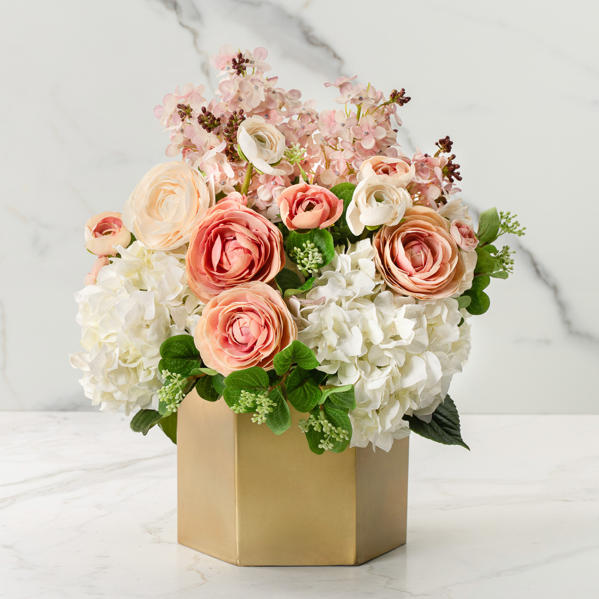 Faux light pink lilacs